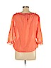 Caribbean Joe Orange 3/4 Sleeve Blouse Size L (petite) - photo 2