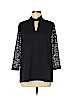 Rose & Olive Black 3/4 Sleeve Blouse Size XL - photo 1