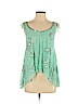 Free People 100% Polyester Blue Sleeveless Blouse Size XS - photo 1