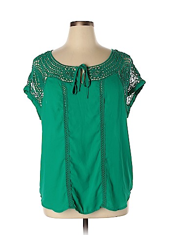 Maurices Short Sleeve Blouse (view 1)