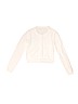Ruby & Bloom Solid White Cardigan Size 5 - photo 2