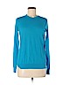 Proenza Schouler 100% Merino Wool Blue Wool Pullover Sweater Size M - photo 1