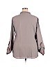 Unbranded Gray Long Sleeve Blouse Size 5X - photo 2