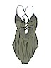 No Boundaries Green One Piece Swimsuit Size M - photo 2