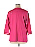 Quacker Factory 100% Cotton Pink 3/4 Sleeve Top Size 1X - photo 2