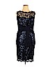 Tadashi Shoji Blue Cocktail Dress Size 14 - photo 1