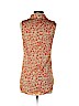 Forever 21 100% Polyester Orange Sleeveless Blouse Size S - photo 2