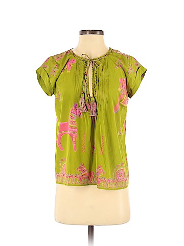 Calypso St. Barth Short Sleeve Blouse (view 1)