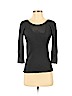 Marc by Marc Jacobs Gray 3/4 Sleeve Silk Top Size M - photo 1
