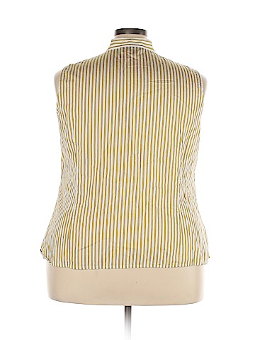 Jones New York Sleeveless Button-Down Shirt (view 2)