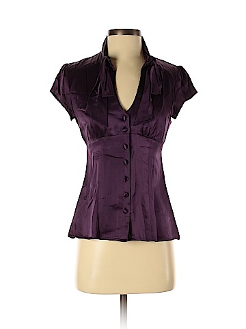 Nanette Lepore Short Sleeve Silk Top (view 1)