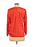 Joie 100% Silk Red Long Sleeve Silk Top Size XS - photo 2
