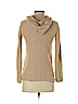 Neiman Marcus 100% Cashmere Tan Pullover Hoodie Size S - photo 2