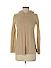 Neiman Marcus 100% Cashmere Tan Pullover Hoodie Size S - photo 1