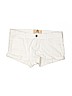 Hollister White Denim Shorts Size 11 - photo 1