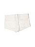 Hollister White Denim Shorts Size 11 - photo 2