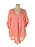 Soft Surroundings 100% Linen Pink 3/4 Sleeve Blouse Size XL - photo 1