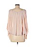 Raga 100% Viscose Pink Long Sleeve Blouse Size S - photo 2