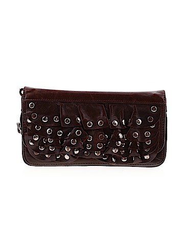 Susan Farber Collections Leather Clutch (view 1)