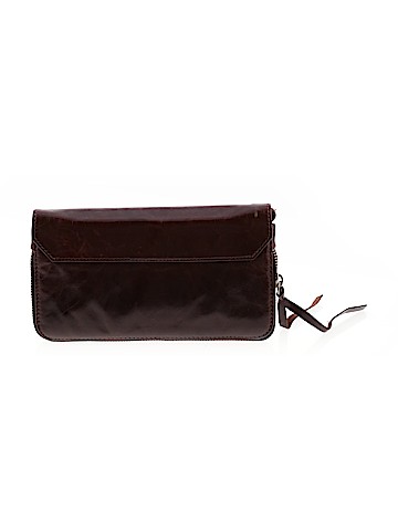 Susan Farber Collections Leather Clutch (view 2)