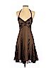 BCBGMAXAZRIA 100% Silk Brown Casual Dress Size 2 (petite) - photo 1