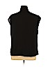 7th Avenue Design Studio New York & Company 100% Polyester Black Short Sleeve Blouse Size XL - photo 2