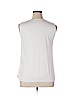 Ann Taylor LOFT Outlet 100% Cotton White Sleeveless Top Size XL - photo 2