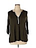 W5 Green 3/4 Sleeve Top Size 1X - photo 1