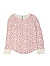 Old Navy Floral Ivory Thermal Top Size 14 - photo 1