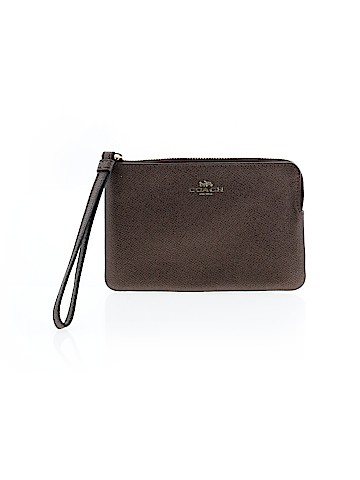 Coach Factory Leather Wristlet (view 1)