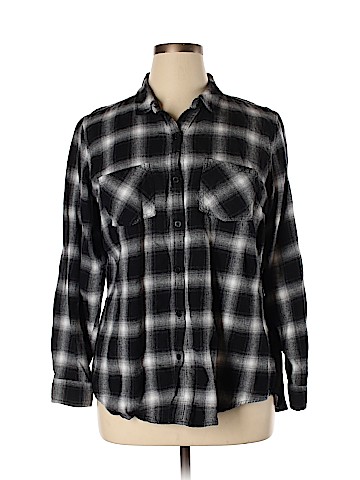 Belle By Kim Gravel Long Sleeve Button-Down Shirt (view 1)