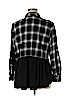 Belle By Kim Gravel 100% Polyester Black Long Sleeve Button-Down Shirt Size XL - photo 2