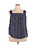 Universal Thread 100% Cotton Blue Sleeveless Blouse Size 3X - photo 1
