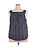 Universal Thread 100% Cotton Blue Sleeveless Blouse Size 3X - photo 2