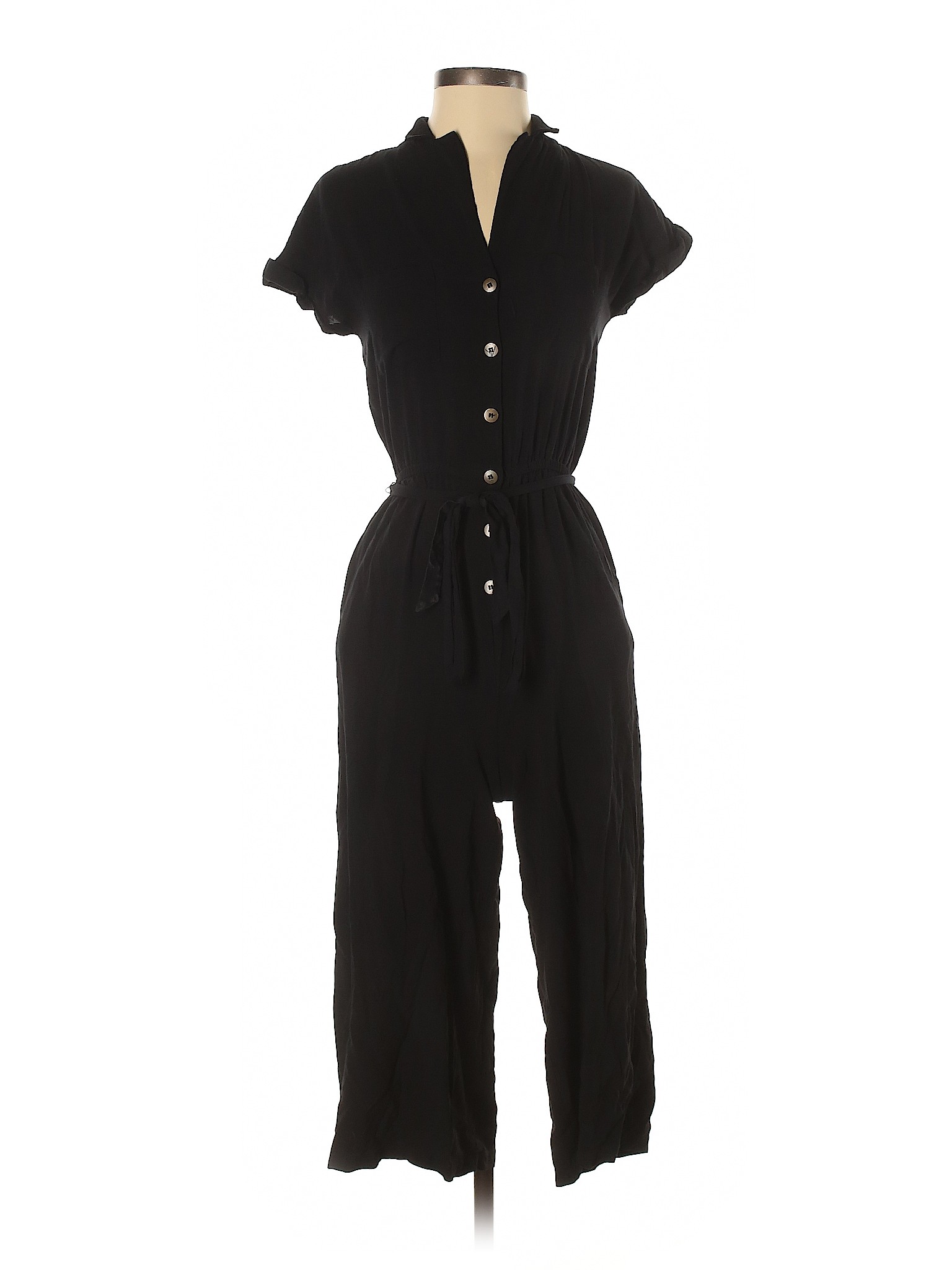 modcloth black jumpsuit