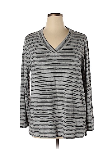 Susan Graver Long Sleeve Top (view 1)