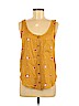 Mudd 100% Polyester Yellow Sleeveless Blouse Size XS - photo 1