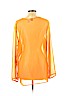 Beware! 100% Polyester Orange Long Sleeve Blouse Size 1X - photo 2
