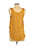 Mudd 100% Polyester Yellow Sleeveless Blouse Size XS - photo 2