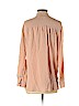 Madewell 100% Silk Pink Long Sleeve Silk Top Size XS - photo 2