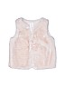 Catherine Malandrino 100% Polyester Pink Faux Fur Vest Size 4T - photo 1