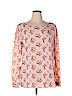 Banana Republic 100% Polyester Pink Long Sleeve Blouse Size XL - photo 1