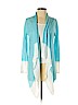 Magaschoni 100% Cotton Blue Cardigan Size S - photo 1