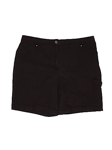 Karen Scott Khaki Shorts (view 1)
