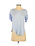 Ann Taylor LOFT 100% Rayon Blue Short Sleeve Top Size S (petite) - photo 1