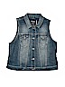 Silver Jeans Co. Blue Denim Vest Size XL - photo 1