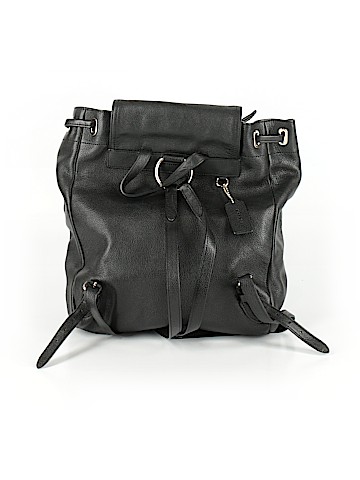 Coach Leather Backpack (view 2)