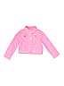 Gymboree Solid Pink Denim Jacket Size 4 - photo 1