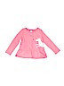 Carter's 100% Cotton Graphic Pink Long Sleeve Top Size 4T - photo 1