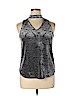 A. Byer Gray Sleeveless Top Size XL - photo 1
